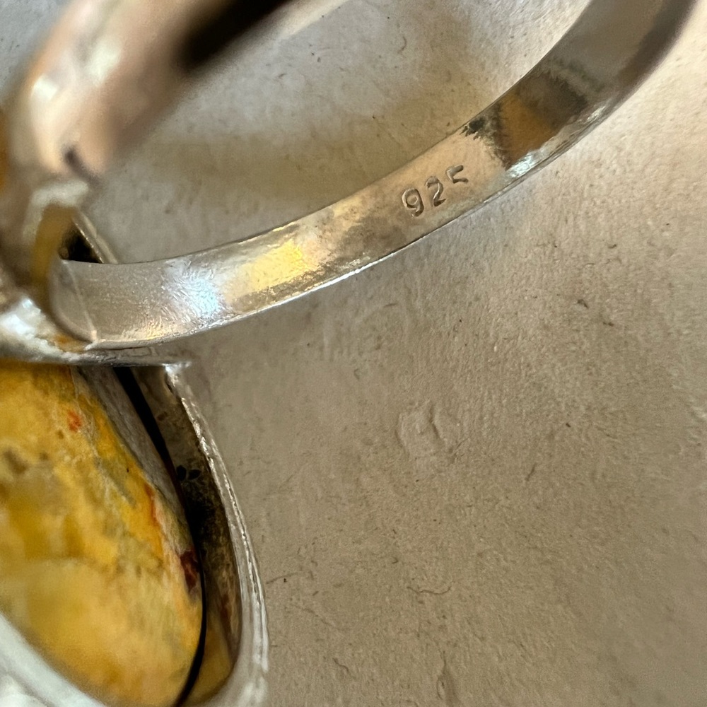 Bumblebee Jasper Ring - image 7